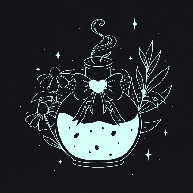 Mint Magic Potion - Chamomile and Greenery by Cosmic Queers